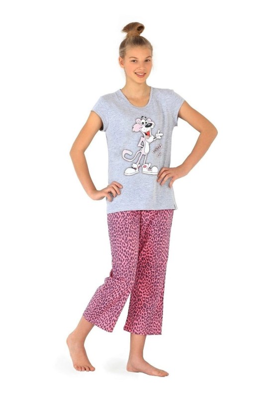 Dívčí pyžamo 556/17 Panther - CORNETTE - Dámské oblečení pyžama