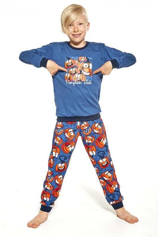 Chlapecké pyžamo 967/123 Pumpkin - CORNETTE - Dámské oblečení pyžama