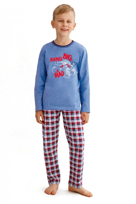Chlapecké pyžamo 2650 blue - TARO - Dámské oblečení pyžama