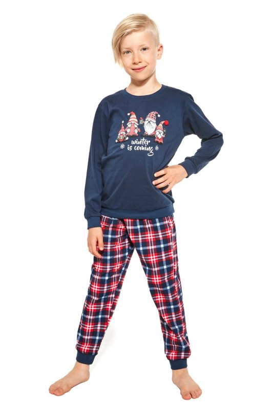 Chlapecké pyžamo 966/122 Gnomes - CORNETTE - Dámské oblečení pyžama