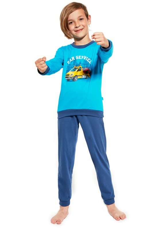 Chlapecké pyžamo 477/130 Car Service - CORNETTE - Dámské oblečení pyžama