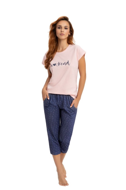 Dámské pyžamo 626 pink - Luna - Dámské oblečení pyžama