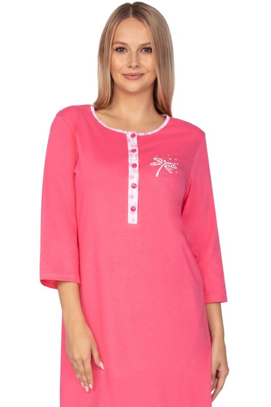 Noční košile 114 pink plus - REGINA - Dámské oblečení pyžama