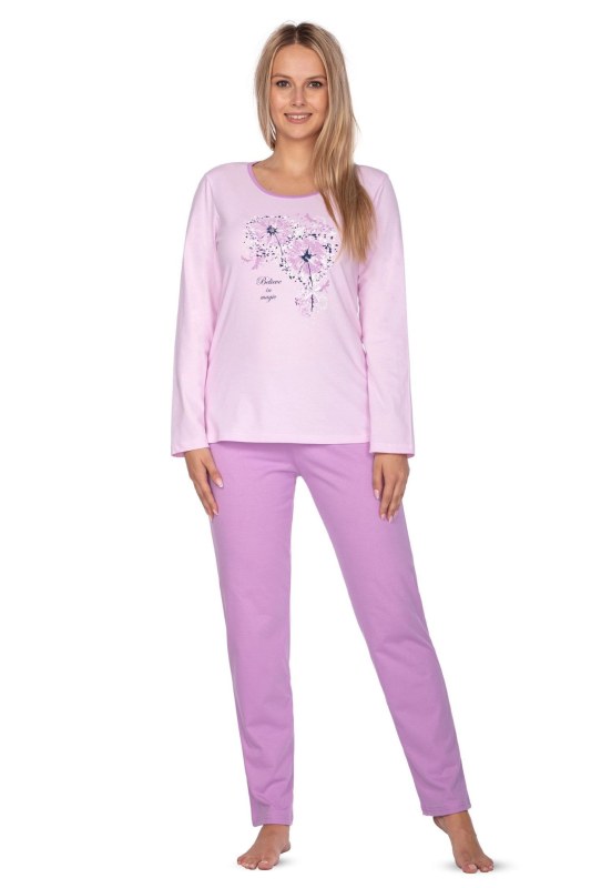 Dámské pyžamo 647 pink plus - REGINA - Dámské oblečení pyžama