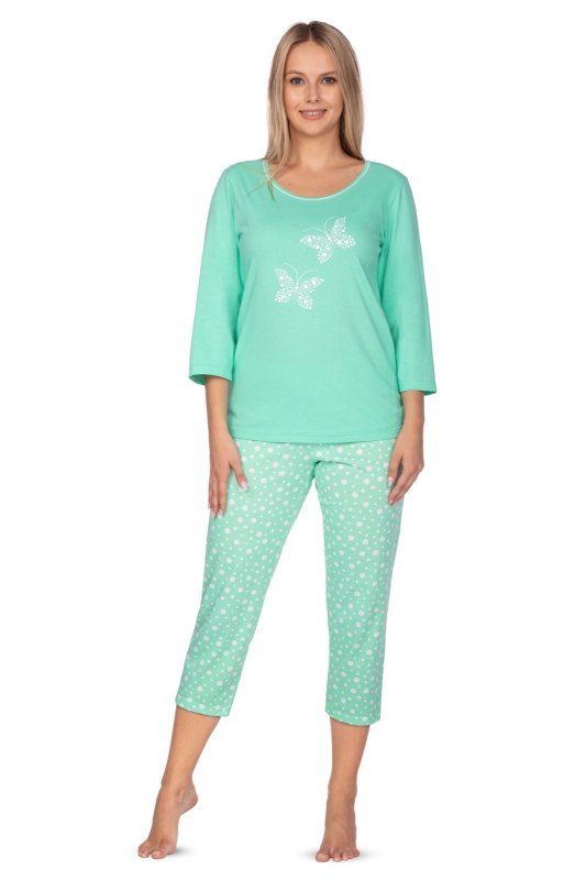 Dámské pyžamo 642 green plus - REGINA - Dámské oblečení pyžama