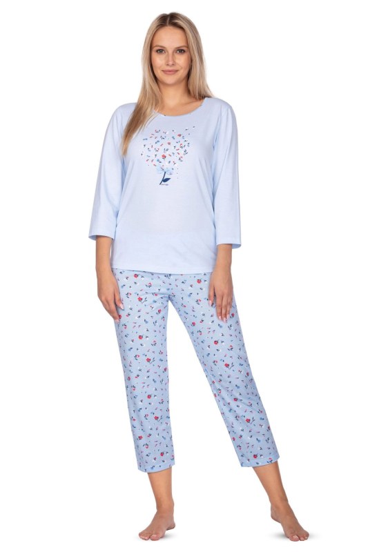 Dámské pyžamo 650blue plus - REGINA - Dámské oblečení pyžama