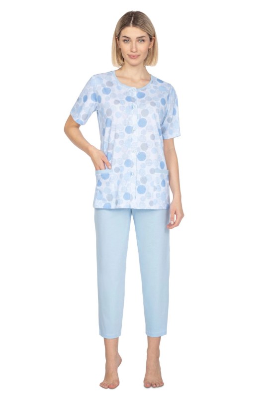 Dámské pyžamo 657 blue - REGINA - Dámské oblečení pyžama
