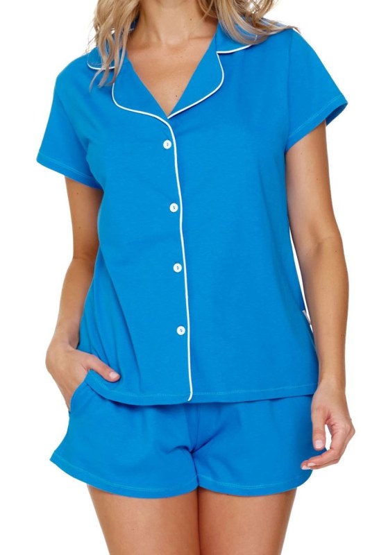 Dámské pyžamo 4122 light blue - Doctornap