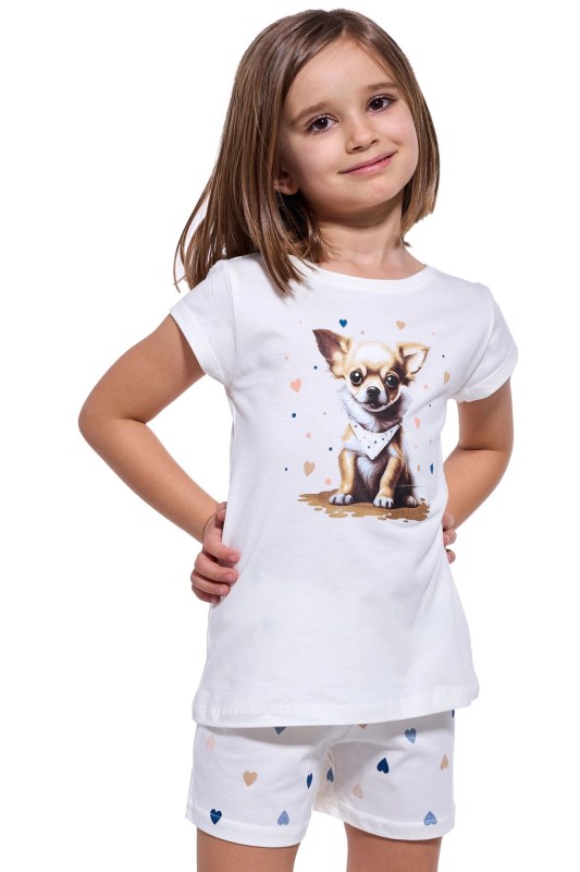Dívčí pyžamo 787/108 Chihuahua - CORNETTE