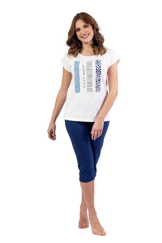 Dámské pyžamo 701 blue - REGINA - Dámské oblečení pyžama