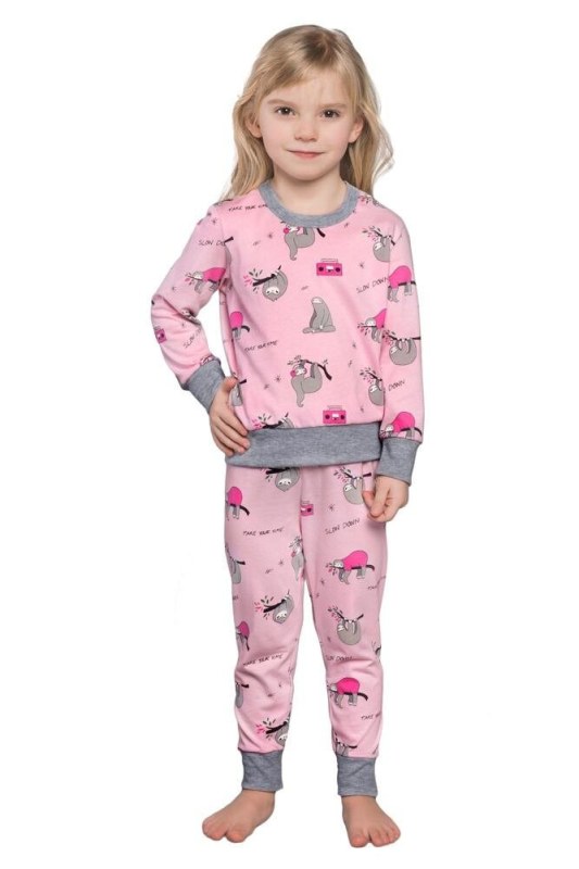 Dívčí pyžamo Orso růžové - Dámské oblečení pyžama