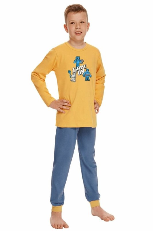 Chlapecké pyžamo Jacob žluté - Dámské oblečení pyžama