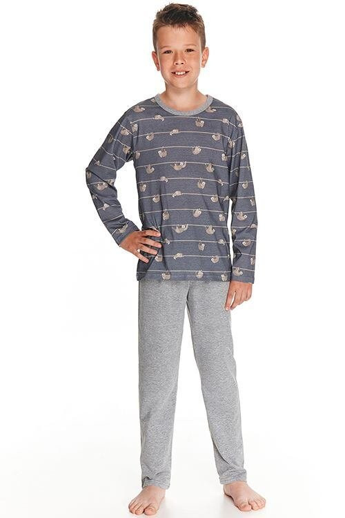 Chlapecké pyžamo Harry šedé s lenochody - Dámské oblečení pyžama