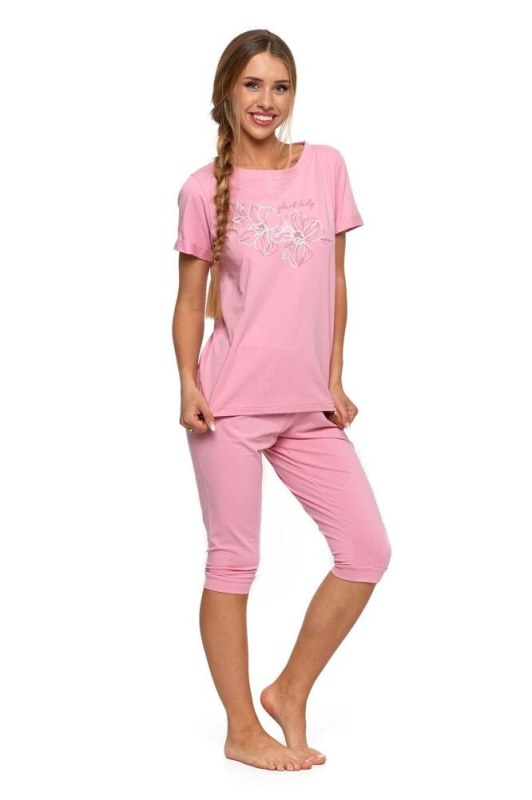 Dámské pyžamo Plant Lady růžové - Dámské oblečení pyžama