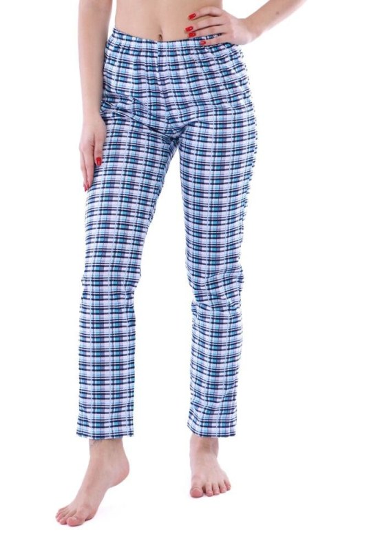 Dámské kalhoty na spaní Magda tyrkysové - Dámské oblečení pyžama