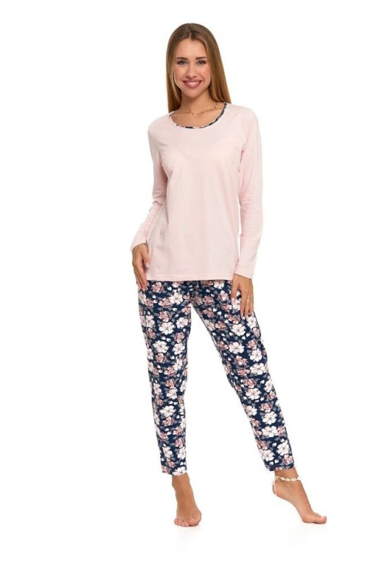 Dámské pyžamo Wild roses růžové - Dámské oblečení pyžama