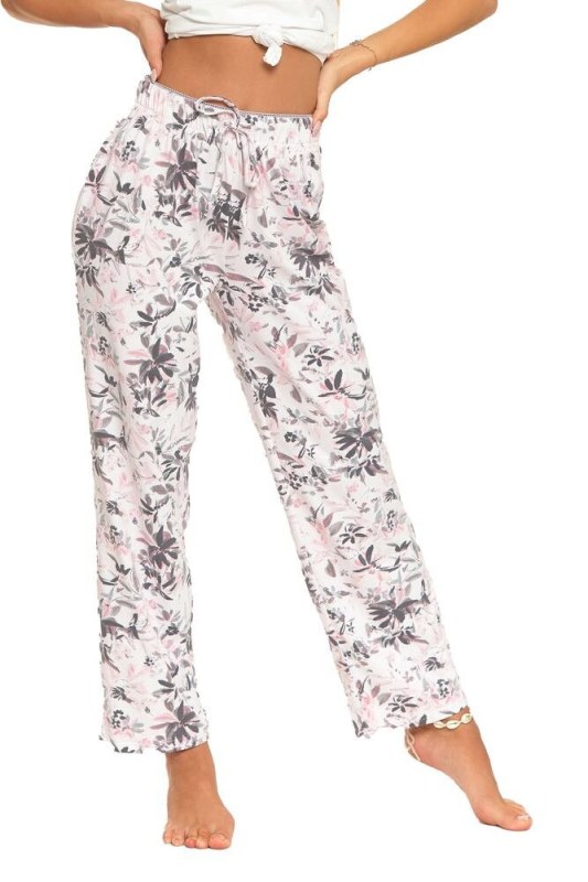 Pyžamové kalhoty Fiona růžové jemné - pyžama