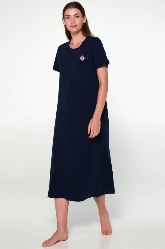 Vamp - Noční košile s krátkým rukávem 19504 - Vamp - Dámské oblečení pyžama