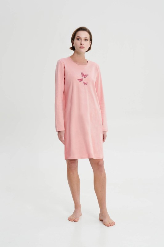 Vamp - Noční košile s dlouhým rukávem 19513 - Vamp - Dámské oblečení pyžama