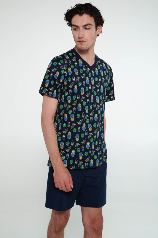 Vamp - Pyžamo s krátkými rukávy 20662 - Vamp - Dámské oblečení pyžama