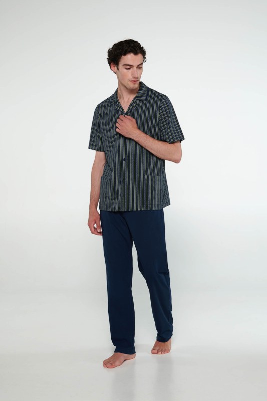 Vamp - Pyžamo s dlouhými kalhotami 20683 - Vamp - pyžama