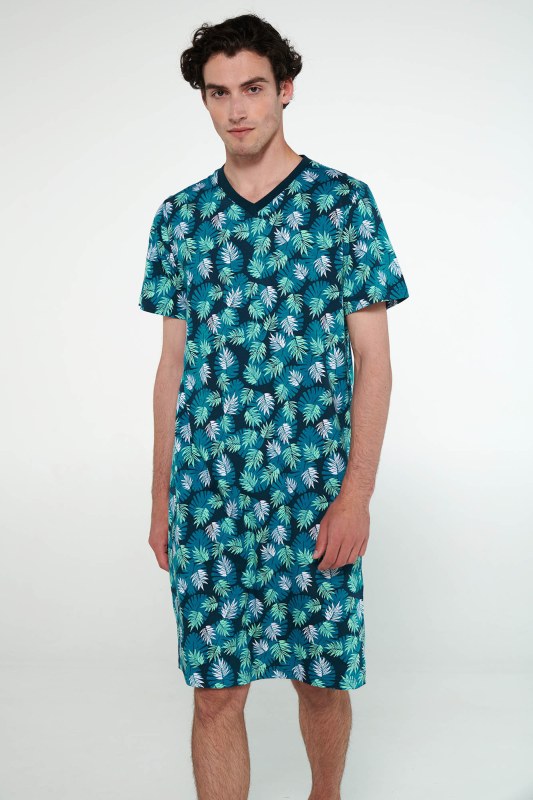 Vamp - Noční košile s krátkými rukávy 20714 - Vamp - Dámské oblečení pyžama