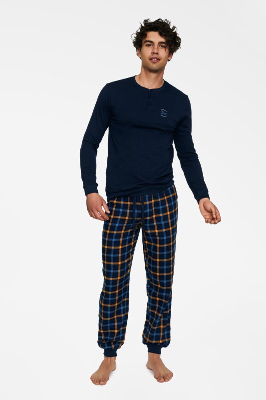Obchodní pyžamo 40049-59X Námořnická modrá - Henderson - Dámské oblečení pyžama