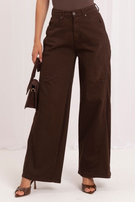 Džíny s vysokým pasem model 230159 Italy Moda