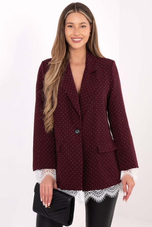 Sako s krajkou model 222587 Italy Moda
