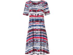 Dámské plážové šaty 16191-140-3 modro-červené-bílé - Pastunette