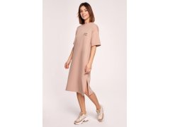Dámské šaty B194 Mocca - BeWear