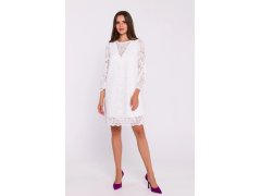 Dámské šaty S380 krémové - Stylove