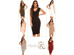 Sexy pletené šaty 9037 - KouCla