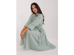 Dámské šaty LK SK 509673.13 bílo-zelené - FPrice