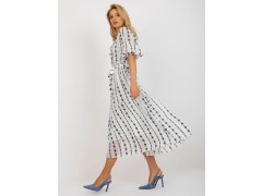Dámské šaty LK SK 508963 1.38 Bílá s&nbsp;černou - Lakerta