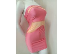 Dámské sexy šaty ISF2213 růžové - Koucla