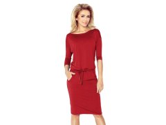 Bordó sportovní šaty model 4977922