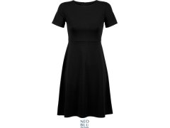 NEOBLU Camille Šaty s&nbsp;krátkým rukávem 24.3171 deep black