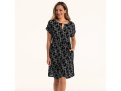 Style Parma šaty 8609 černobílá - Anita Classix