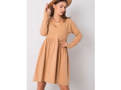Bavlněné šaty RUE PARIS z velbloudí bavlny 6588613