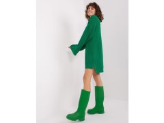 Zelené dámské pletené šaty