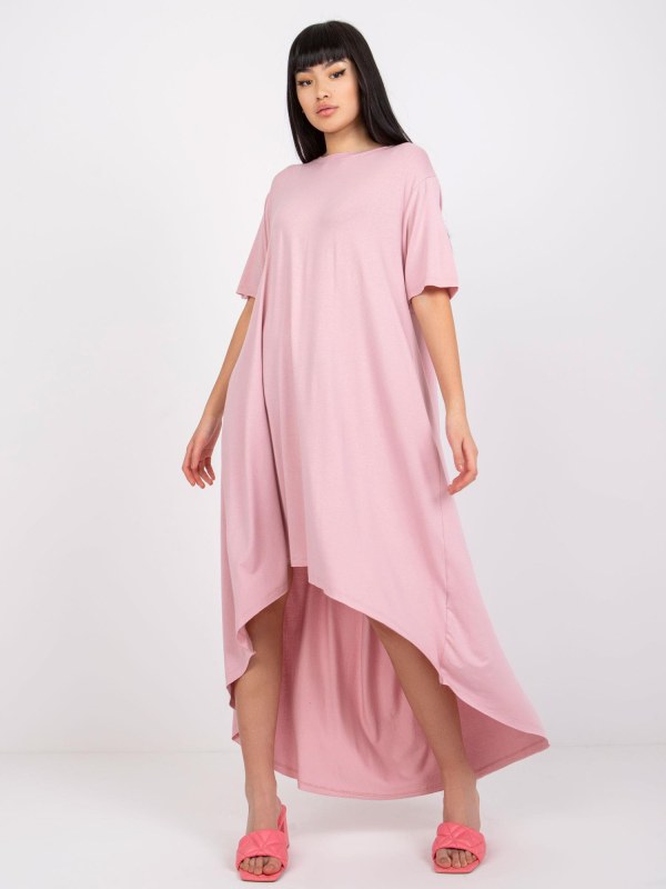 Dámské šaty RV-SK-R4889.09 Světle růžová - Rue Paris - Dámské oblečení šaty