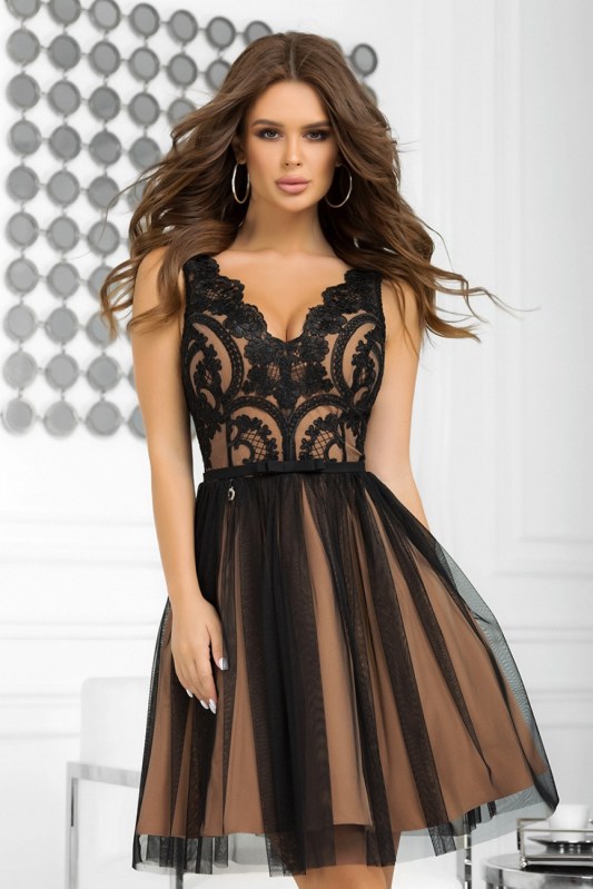 Dámské večerní šaty model 2206 - 151638 - Bicotone - Dámské oblečení šaty