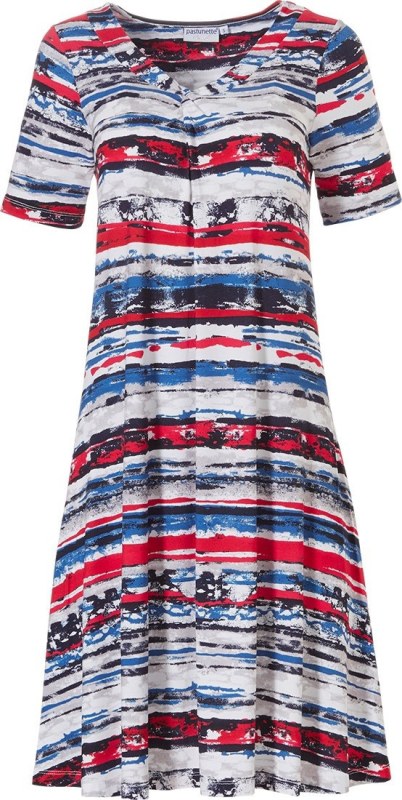Dámské plážové šaty 16191-140-3 modro-červené-bílé - Pastunette - Dámské oblečení šaty