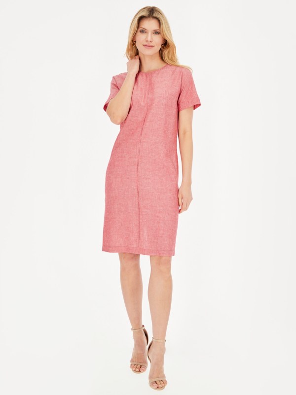 Dámské šaty Marta růžové - Potis & Verso - Dámské oblečení šaty