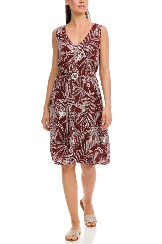 Dámské šaty 12525 terracota - Vamp - Dámské oblečení šaty