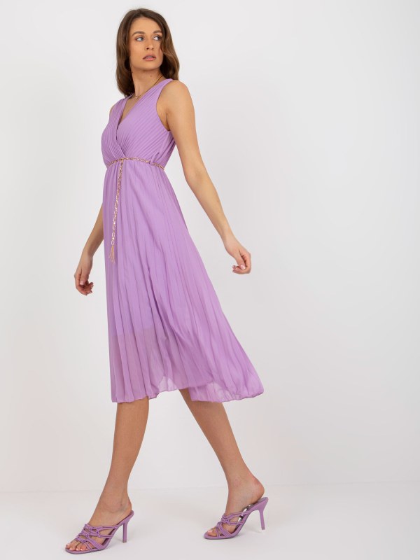 Dámské šaty DHJ SK 13168.21X Světle fialová - FPrice - šaty