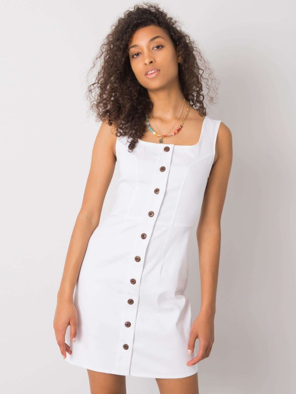 Dámské šaty LK SK 508246.13P bílá - Lakerta - Dámské oblečení šaty
