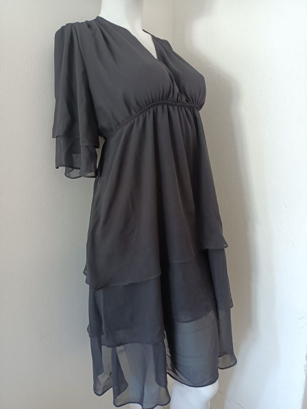 Dámské šifónové šaty S161 černé - Stylove - Dámské oblečení šaty