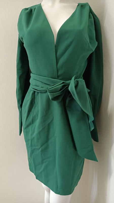 Dámské šaty bez knoflíků K082-1 zelené - Makover - šaty